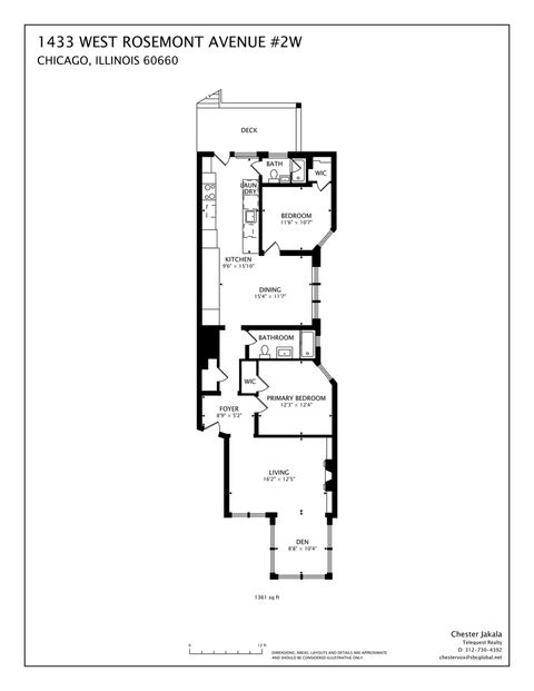 Tiny photo for 1433 W Rosemont Avenue #2W, Chicago, IL 60660 (MLS # 12623892)