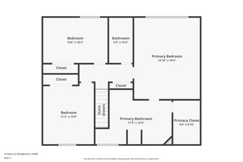 Tiny photo for 13 Callery Court, Bolingbrook, IL 60490 (MLS # 12559404)