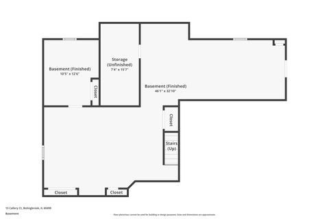 Tiny photo for 13 Callery Court, Bolingbrook, IL 60490 (MLS # 12559404)