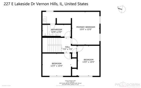 Tiny photo for 227 E Lakeside Drive, Vernon Hills, IL 60061 (MLS # 12730073)