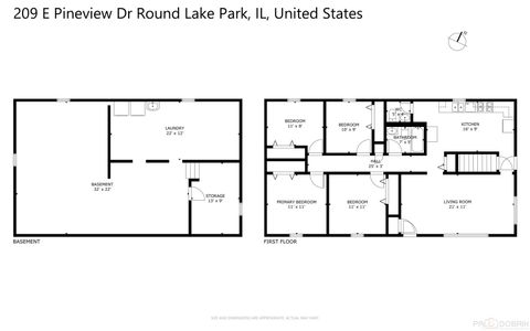 Tiny photo for 209 E Pineview Drive, Round Lake Park, IL 60073 (MLS # 12515976)