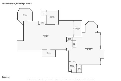 Tiny photo for 23 Ambriance Drive, Burr Ridge, IL 60527 (MLS # 12767432)