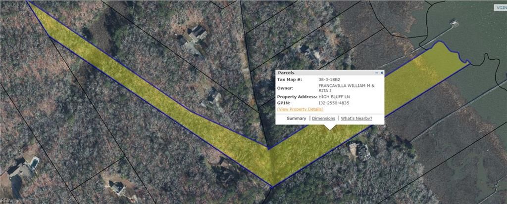 Photo of 5.1+AC High Bluff Lane, Barhamsville, VA 23011 (MLS # 10625481)