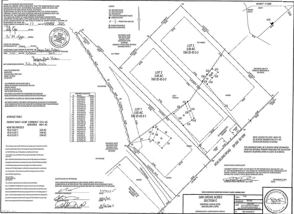 Photo of 3.02AC Hog Island Lot 1 Road, Surry, VA 23883 (MLS # 10607476)