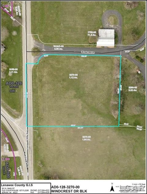 Lot A Windcrest Drive Adrian Township MI 49221