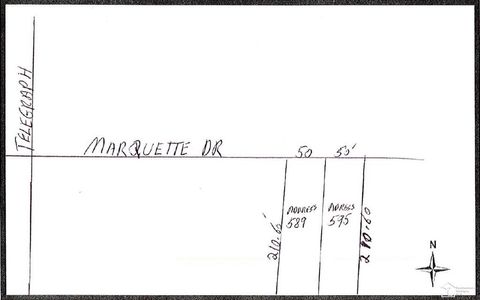 589 & 595 Marquette Drive Bedford Township MI 48133