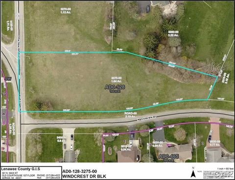 Lot B Windcrest Drive Adrian Township MI 49221