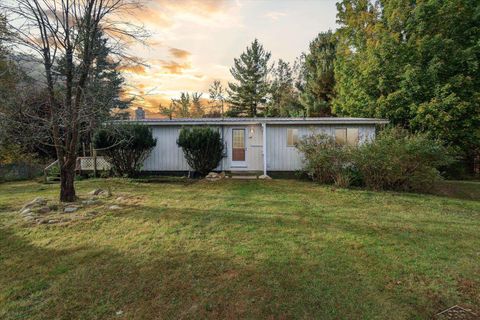 A home in Evart Twp