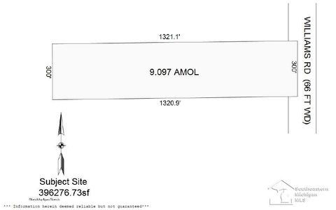 Williams Road Frenchtown Township MI 48166