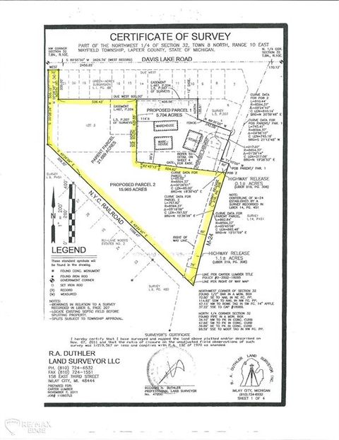 0 N Lapeer Road Mayfield Township MI 48446