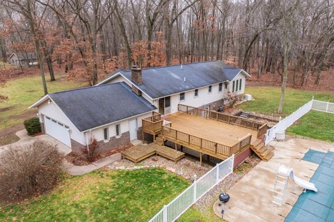 A home in Schoolcraft Twp