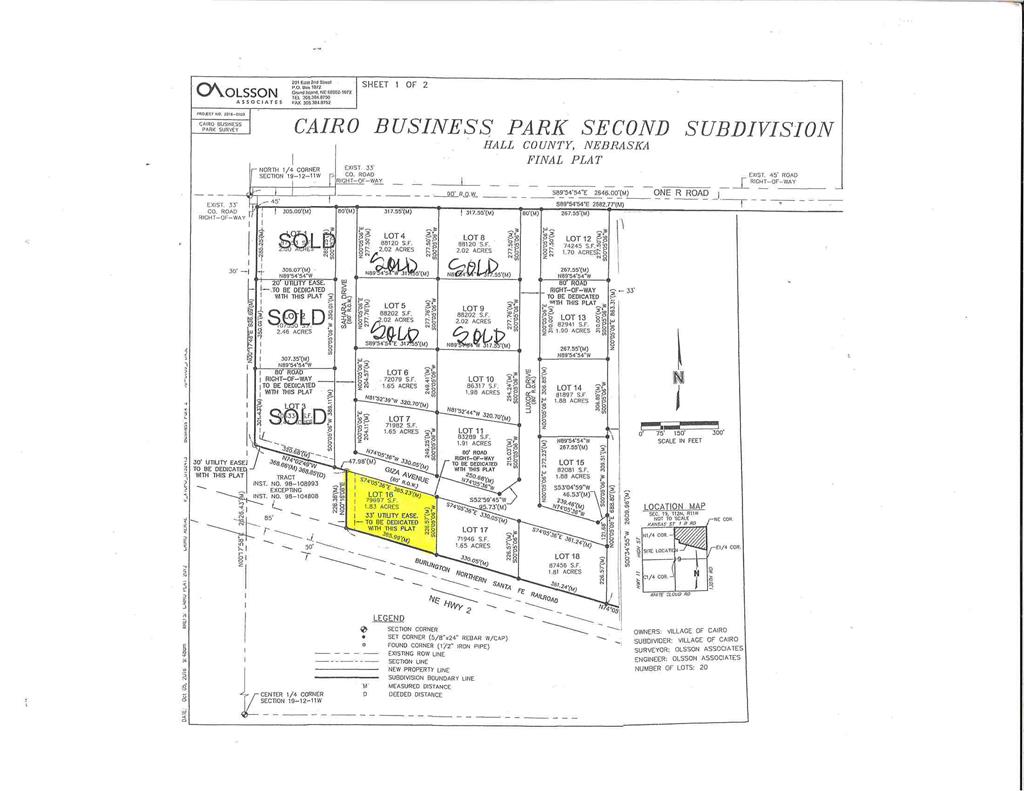 Cairo, Nebraska 68842, United States, ,Commercial,Active,73614