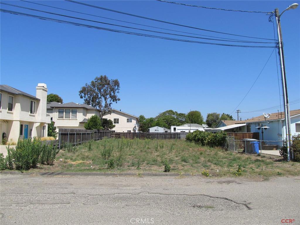 Don't miss this opportunity to build an investment property or a custom home on a vacant lot in desirable Grover Beach. Zoned R-3, vacant income residential. Close to schools and shopping. Must see!!