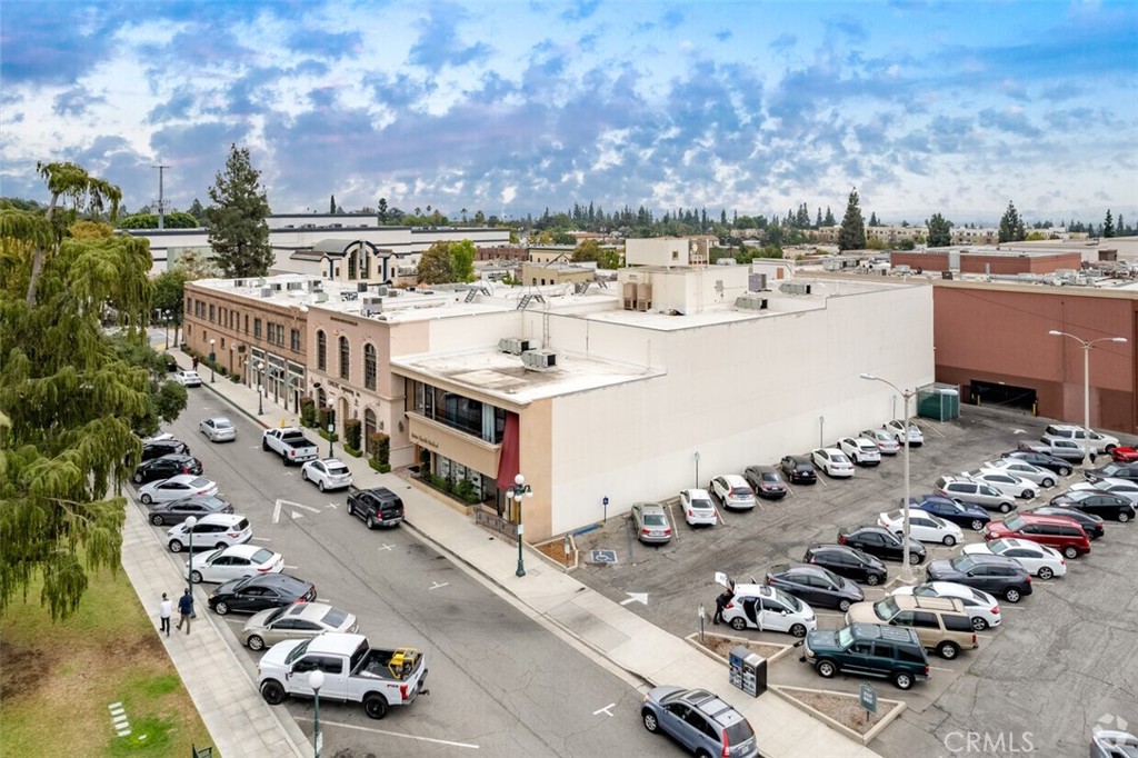 Newly renovated private office suites in the heart of Old Town Monrovia! It is located in a larger office building across from Library Park. There is a free public parking lot adjacent to the building with ample parking as well as street front parking. The amenities include a reception area, access to a conference room, kitchen/breakroom, Fiber optic internet (hard wire and wifi) and elevator access. Suites range from 72 SF to 254 SF. Take individual or multiple suites in a fresh and contemporary environment with other executives and professionals. The exterior building and lobby will also be undergoing renovations and upgrades.
Large public parking lot directly adjacent to space with free 3- and 8-hour parking. Parking available immediately in front of space with 90-minute parking. Nearby parking garage also available for additional parking.
