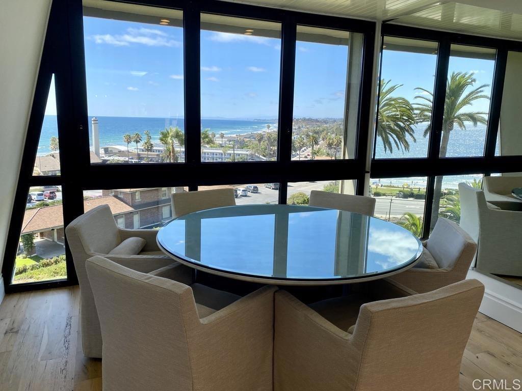 Premier Seaside Retreat in Del Mar Village Available April 16–May 20, 2024, this top-floor luxury condo is perfectly located between the L'Auberge Del Mar Resort and Powerhouse Beach & Park, offering full access to the resort’s heated pool, jacuzzi, fitness center, tennis courts, spa, and dining. Enjoy sweeping 180-degree ocean views through bifold windows, a spacious 1-bedroom layout with king and full-size beds, two bathrooms with step-in showers, and a Murphy bed in the living room. The chef’s kitchen is fully outfitted with Sub-Zero, Thermador, Miele, and Bosch appliances. Additional features include Restoration Hardware furnishings, central A/C and heat, washer and dryer, WiFi, and two TVs. Experience the ultimate beach retreat—schedule your stay today and immerse yourself in coastal luxury! Rates vary by season | One-month minimum stay