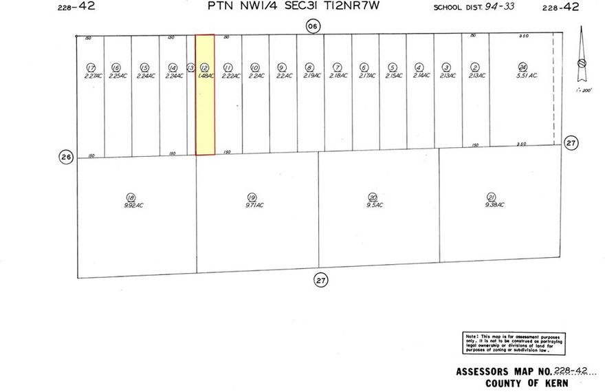 2.22 acres buildable, flat open landscape with Beautiful mountain views. Close to Highway 395 and North of Edwards. Very secluded away from city noise. A marvelous place to get away and relax. Residential development opportunity. Mojave is the most important transportation center in the High Desert. This property is on the path of future development, and it's a great investment, a Great future. This property is in an area known to be rich in minerals. The world's largest deposit of borax is just six miles south of this site. Use the following Coordinates in Google Map to locate the exact location: 35.097259   -117.666104