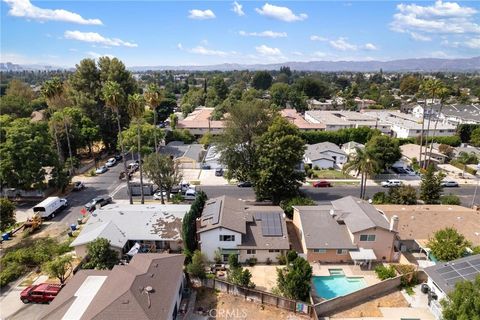 A home in Reseda