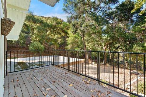 A home in Silverado Canyon