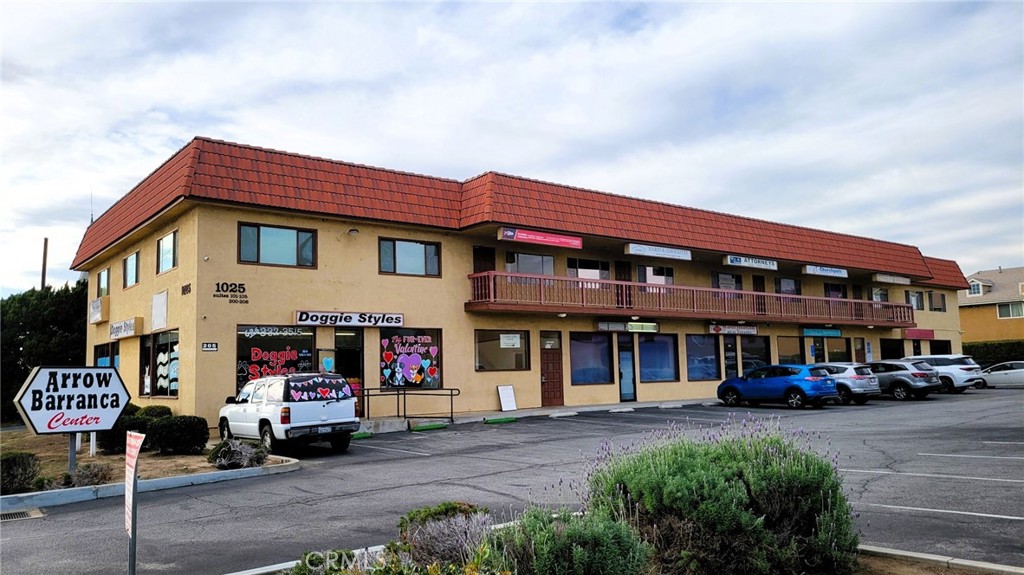 This two-story, multi-tenant office building is situated at the highly trafficked northeast corner of Barranca Ave. and Arrow Hwy., offering excellent visibility and accessibility. Unit is currently built out for the cosmetic industry with a lobby area and 2 private rooms. Modified Gross Lease – Tenants are responsible for their own internet/cable, janitorial, and electrical services.