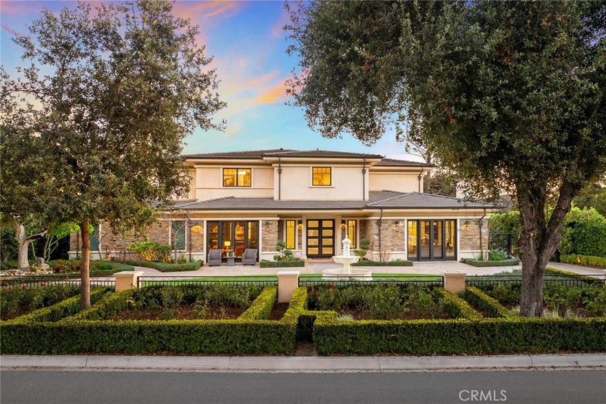 An architectural masterpiece of modern luxury and resort-style living, this custom-built estate at 152 W Lemon Ave is nestled in the heart of Arcadia’s most prestigious neighborhood. Built in 2019, this 6-bedroom, 8-bathroom residence offers over 8,000 sq. ft. of meticulously designed living space on 0.5 acre private, gated lot. From the moment you enter, the grand foyer with soaring ceilings and a striking floating staircase sets the tone for this exceptional property. The home boasts whole-house smart home technology, including integrated lighting and shade controls, built-in speakers throughout, and fully paid solar panels, ensuring energy efficiency and modern convenience. The gourmet kitchen, equipped with top-tier appliances, flows into the expansive family room, creating the perfect space for entertaining. Step outside to the resort-style backyard, a private oasis featuring a saltwater pool, spa,and sports court, all surrounded by mature trees and meticulously designed landscaping that enhances the home’s ambiance and privacy. The primary suite is a serene retreat, offering a spa-inspired bath, two walk-in closets, and a balcony overlooking the lush backyard. Additional highlights include a media room, home office, wine cellar, pool house/game room, and a 3-car garage. Situated in the award-winning Arcadia School District, In 2023 owner upgraded almost $1M for this home and combines modern elegance, energy efficiency, smart functionality, and timeless design.  Schedule a private tour today to experience this rare offering of style, sophistication & innovation!