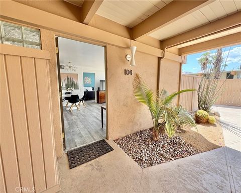 A home in Palm Springs