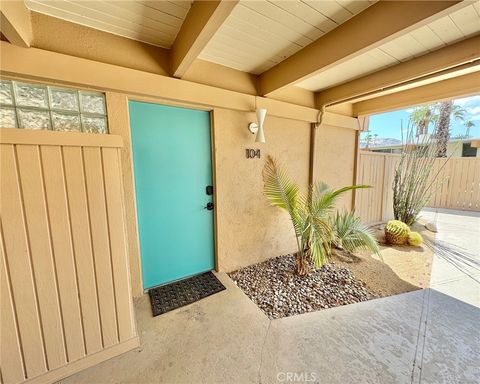 A home in Palm Springs