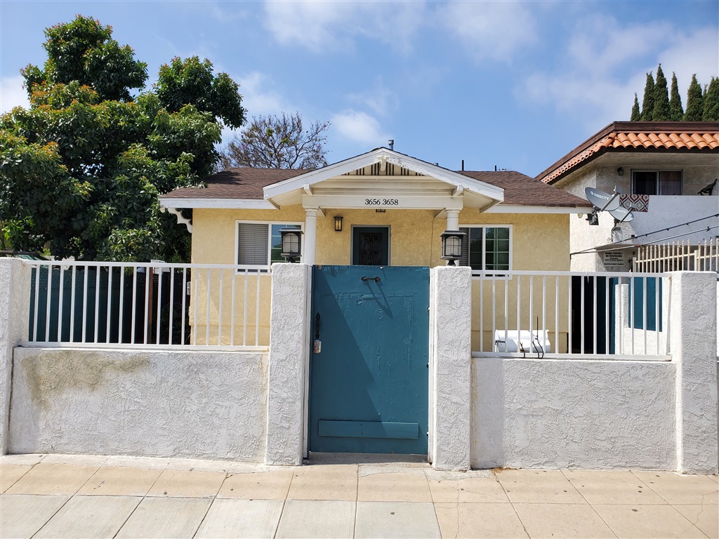 Beautiful and remodeled duplex in up and coming area. Great rental income potential and move in ready! Granite kitchen counter tops, tile and wood floors throughout. Detached full, 2 car garage in rear and separate entrance. Don't miss out on this great opportunity and centrally located to downtown within minutes, and close to freeways, shopping and much more. Neighborhoods: San Diego Other Fees: 0 Sewer: Septic Installed,Sewer Available Unit # for Unit 1: 3656 Unit # for Unit 2: 3658 Number of Furnished Units: 0 Topography: LL