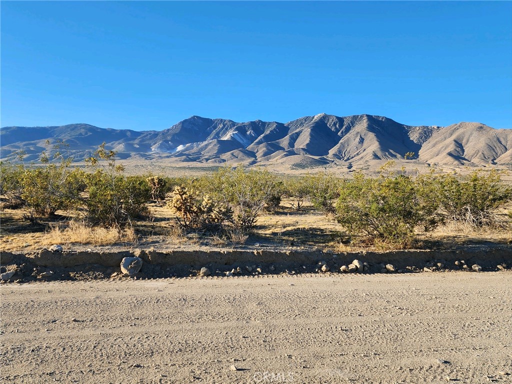 4.75 Acres with power adjacent on the west side of town on a well graded road, very close to paved road. This parcel offers a truly unique opportunity for those seeking a harmonious blend of natural beauty and convenience. This area is close to amenities in Lucerne Valley and just 15 minutes from amenities in Apple Valley making it an ideal place to build your dream home or retreat. Just a short drive away, you'll find all the conveniences of shopping centers, restaurants, and medical facilities. There are nice homes in the area and views of the mountains all around. Drive by and fall in love with this area. APN#0451-423-10-0000 Latitude 34.421226 Longitude -117.004523 (The address on this listing is not a county assigned address and is being used solely for the purpose of identification of this listing on the MLS and media.)