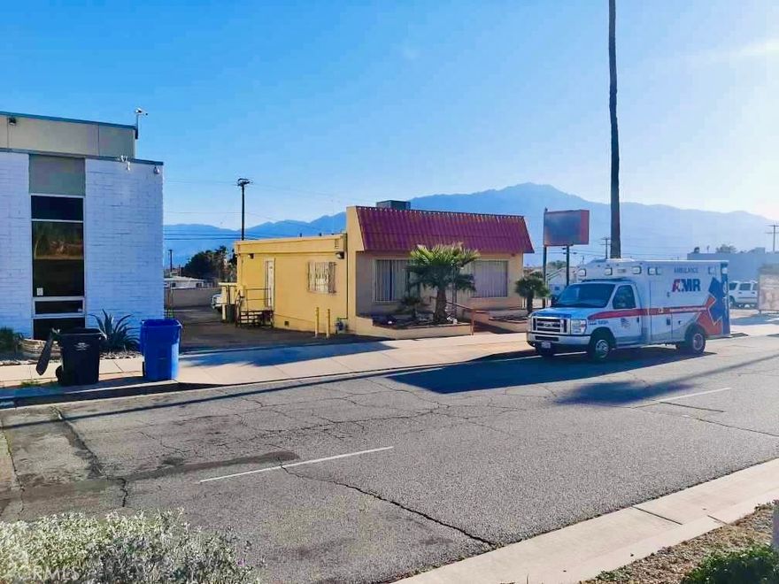 this exceptional commercial property offers high visibility and excellent frontage on one of Desert Hot Springs' main thoroughfares. Positioned on the south side of the street between Palm Drive and Cactus Drive, this lot benefits from strong traffic flow and easy accessibility.

High-traffic location – Ideal for retail, office, or other business. Spacious lot – Offering ample space for various commercial possibilities.

Convenient access – Close to major roads and city amenities. Growing community – Situated in a rapidly developing area with strong business potential.

this property has great tenants right now, Lease renewal option available. Steady cash flow, Ideal for investors seeking passive income.

Don't miss this incredible investment opportunity in a growing commercial area. Contact May Lu 626-203-9187  for more details!