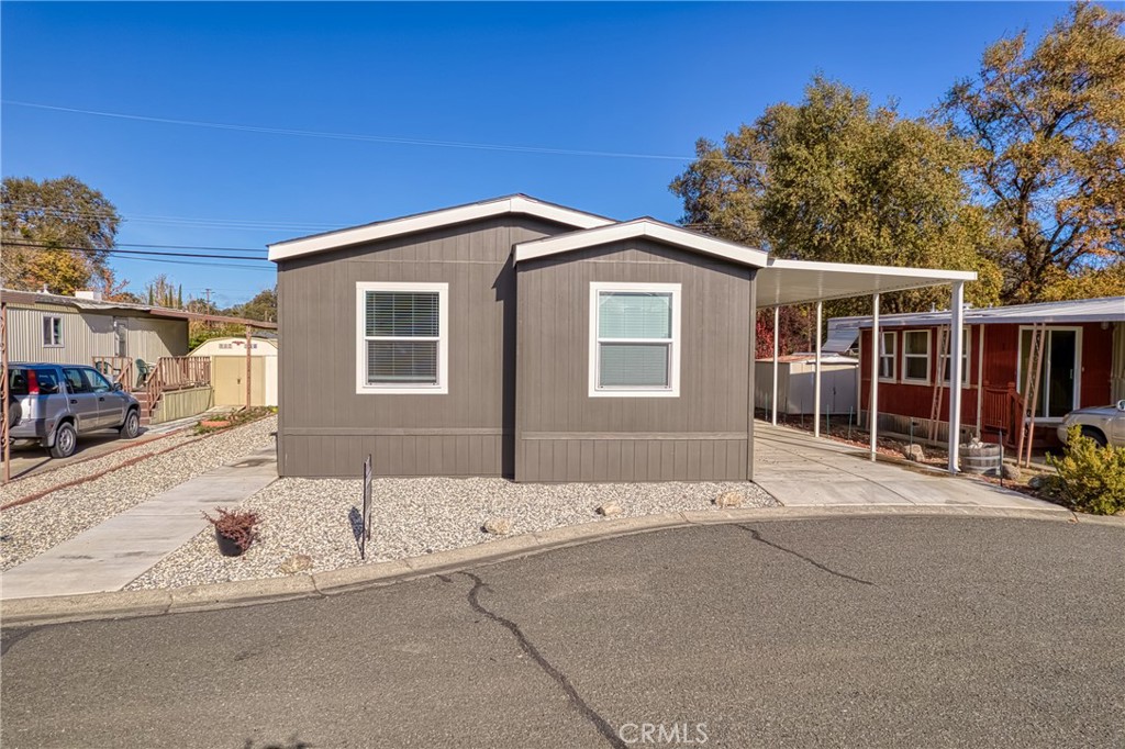 Brand new, never lived in, 2023 Champion Manufactured home located in Lakeport in the Fairgrounds Village MHP. Great Park location next to the Lake County Fairgrounds! This beautiful 1320 Sq Ft 3 Bd/2 Bath double wide manufactured home has it all! New stove, refrigerator, dishwasher, cabinets, paint, laminate flooring and carpet throughout. It is located in the long sought after, Fairgrounds Village MHP, a very well-maintained senior park with amazing onsite management, community recreation room with a kitchen and laundry area as well. Very beautiful place to live, and only 10 mins to the hospital, 5 mins to stores, bus stop, lake and park. This is a definite must see.