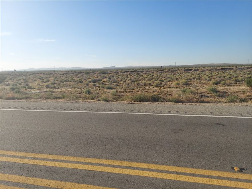 This property is along 20 Mule Team Rd, Good investment for future development.