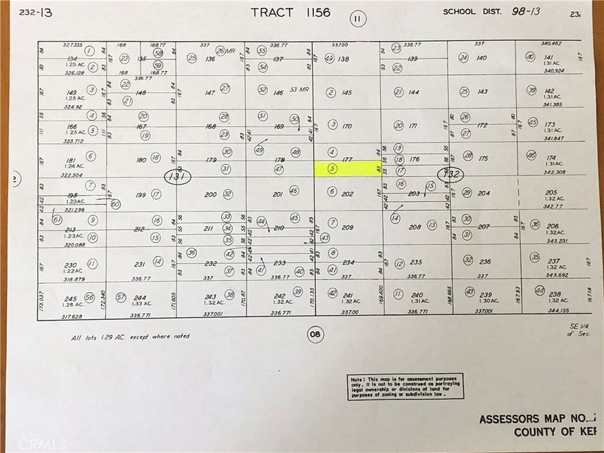 Over a half acre of raw flat land conveniently located near Highway 58 and all that the city of Boron has to offer. This property is also a short drive from larger cities like Mojave and Lancaster. Los Angeles is about 90 miles away too.  The Boron Mine, one of the world's largest and richest source of Boron is nearby. This piece of land is definitely worth keeping an eye on with the Boron Mine fueling national and global industries and you have an interest in Desert Living.