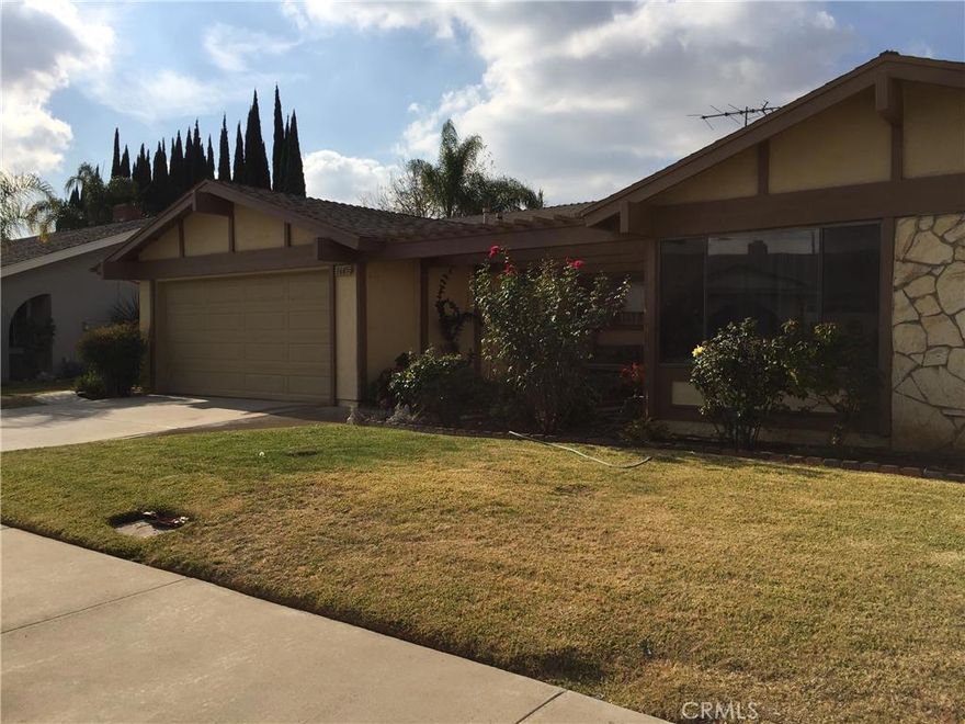 This Beautiful home has 3 bedrooms and 2 baths, 1,737 square feet, great neighborhood.  The living room has a fireplace to keep the house cozy. There are many features including granite counter tops in the kitchen and bathrooms, master bedroom with double doors, Good sized bedrooms, Located in a very private area , easy access to freeways and shopping.