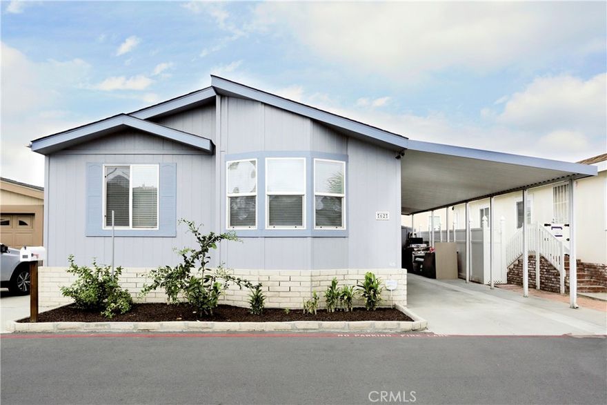 Affordable housing at it's finest! This gorgeous manufactured home is ready for its new lucky owners. The turn key home is ideally situated in the back of the community which provides ample privacy. This home offers a spacious floor plan with tall ceilings that make it feel grand and spacious. Upon entering the residence you will step into the living room which opens to the dining room and kitchen. The large kitchen is ideal for cooking and accommodating your guests with built in seating. The washer and dryer are easily accessible next to the kitchen. Towards the rear of the home you will find the three bedrooms, 2 bathrooms. Some of the home’s highlights include central air and heat, tall open ceilings and fresh paint throughout.  The large master bedroom features a large closet while the private bathroom is large and offers plenty of storage. The current owners have meticulously cared after the home and you will notice the pride of ownership! A storage shed provides ample storage space for any extra personal belongings. The community offers great amenities such as a pool, spa, club house, picnic area, dog area, and more.