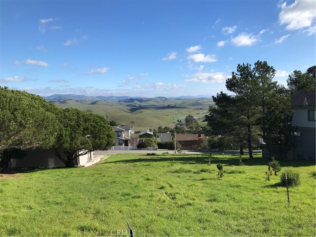 #222 on CCSD water wait list. Panoramic Santa Lucia Mountain Views from this oversize double lot approx. 4250+-sf. Sunny open location. Paved street. Gentle down slope. Excellent location for your future home on Top of Lodge Hill. Buy and Hold for now until the current building moratorium for new construction is lifted. Check CCSD and county websites (cambriacsd.org & slocounty.ca.gov) for info on the moratorium & allowable uses for property. Offered for $79,900
