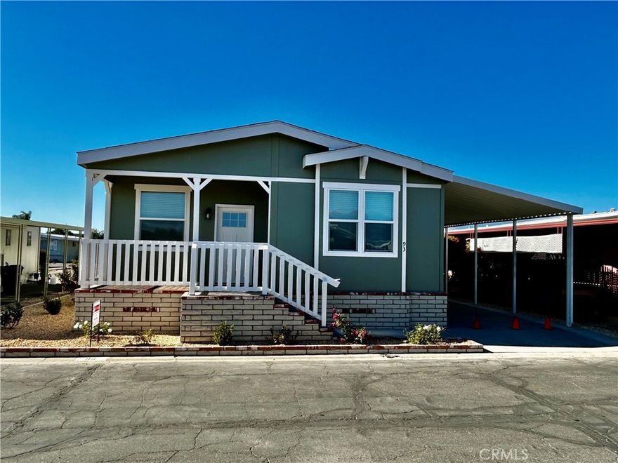 Brand New 2024 Mobile Home!!! 3 bedrooms 2 bathrooms, walk-in pantry, ceiling fans throughout huge kitchen island and stainless steel appliances, luxury laminate flooring, and carpet farmhouse, sink, high ceilings, open floor plan. And this beautiful family park has pool and spa amenities games in the clubhouse. Close to shopping and restaurants you don’t want to miss this home book your appointment today to see this home!!