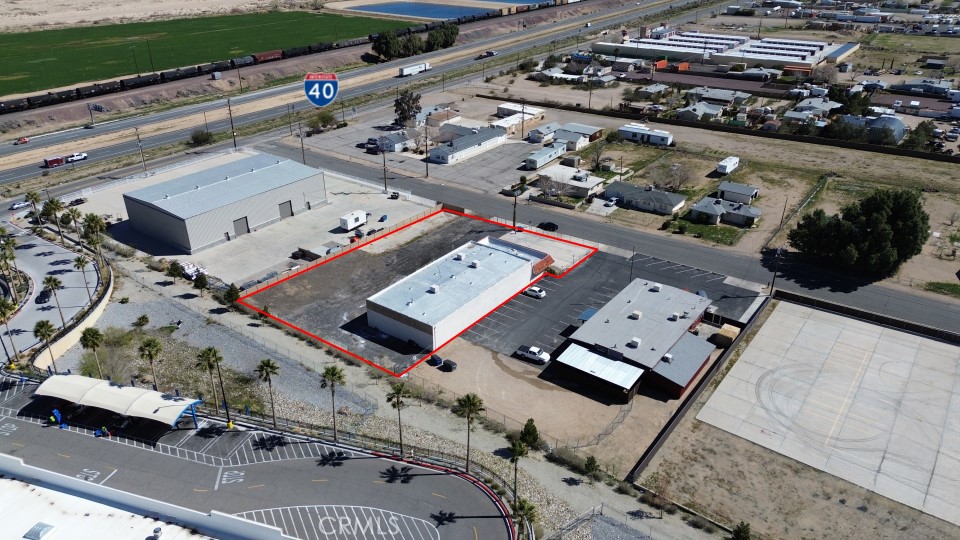 Located at 550 Victor St. in Barstow, CA, this commercial property offers a prime leasing opportunity. Spanning approximately 6,000 square feet, the building sits on a spacious ±0.64-acre parcel. Positioned just east of the I-15 and I-40 interchange, and directly south of E. Main St., its convenient location provides easy access to major transportation routes.
Comprised of ±5,000 square feet of warehouse space and ±1,000 square feet of office space, the building features one roll-up door and two bathrooms. The property is fully fenced and paved, providing security and accessibility. Additionally, with three-phase power available, it caters to various business operations.
The property's adjacency to the Walmart Supercenter further enhances its visibility and accessibility. Ideal for businesses seeking a well-connected and functional space in Barstow, this property offers ample potential for growth and success.