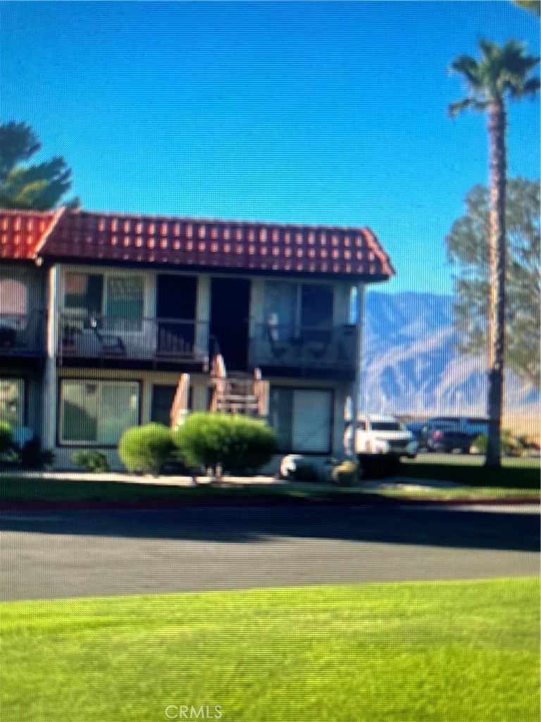This charming affordable 1 bedroom, 1 bath condo in Desert Hot Springs has everything you need!! Located on the second floor, end unit which you have more privacy. Enjoy the amazing views of the mountains & desert. The condo has newer floors & paint. HOA includes trash, high speed internet, cable TV & grounds maintenance. Also you will enjoy the beautiful pool/spa, enjoy free golf at the Mission Lakes Country Club, Golf store, Clubhouse with a restaurant & for entertaining, Tennis, Pickle Ball & Basket Ball courts and laundry facility on the premises. Whether your investing in a rental property or searching for your own retreat this condo delivers.