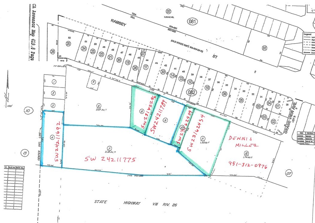 This property and the others that are adjacent are ready to be developed. Commercial zoning for RV or Auto sales, Furniture store etc. Take note of the other parcels being sold. See the map.