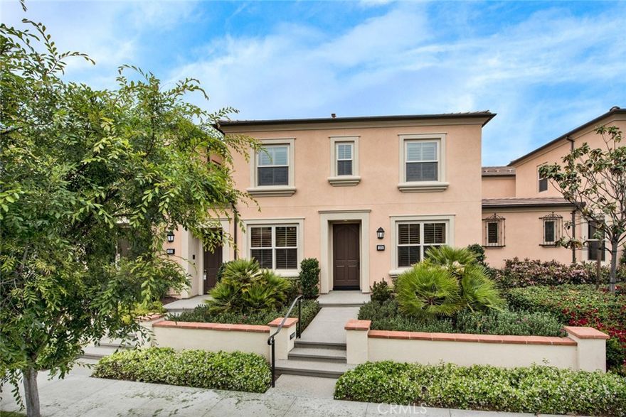 Luxury detached residence in Cypress Village community. 3 bed + 3 bath home with attached 2 car garage. 1 bedroom downstairs with full bathroom and 2 bedrooms upstairs this floor plan accommodates the new trend of multi-generational living. Lots of light! Amazing upgrades include wood floors, built-in cabinets and wood shutters. Gourmet Kitchens features generous kitchen islands, granite countertops, stainless steel appliance with microwave, Bosch gas stove, dishwasher and hood. Next to the kitchen, there is a good size patio for wonderful indoor/outdoor living. Large master suite has large walk-in closets. Master bath has dual vanities, separate shower stall and bath. Inside laundry room on the second level. Ample storage. Brand new custom interior paint and steam cleaned carpet ready for your family. Walk to Cypress Village elementary school, community pool and parks. It is convenient located near the OC Great Park, Cypress Village Shopping Center, Jeffrey Open Space Trail, LA fitness and great restaurants. No Smokers. Clean property ready to move in ready!!