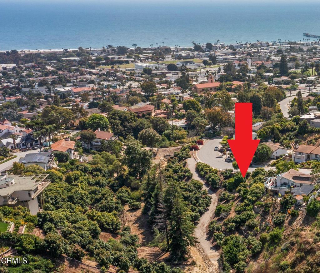 Hillside view lot in the heart of Ventura. More than 100 avocado trees. Lot is located south of 1678 Buena Vista from the sign down to the end of white split rail fence. Soils, geological and topo reports have been completed. Gas and electric power are in the street. City will not issue buyer a water meter until the plans have been approved. Buyer to purchase their own meter. Beautiful views of the ocean below and the mountains above. Very expensive upscale homes in the neighborhood.