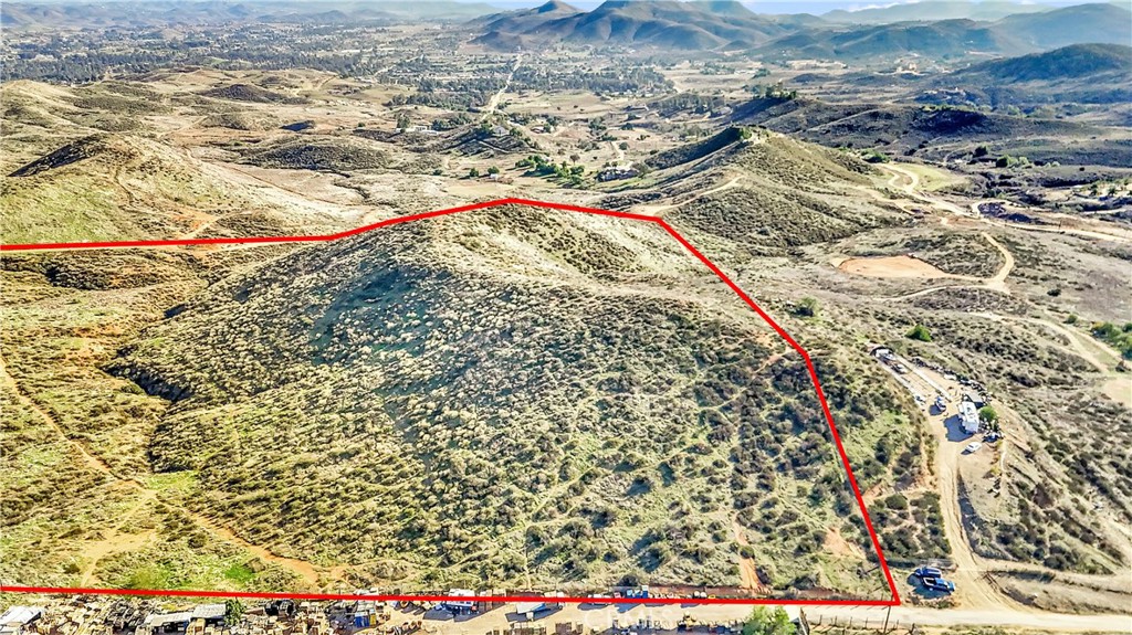 Check out this incredible 8.65-acre lot in the heart of Mead Valley! It is the perfect spot to build your dream home with majestive views. Access is on a dirt road. The views are worth the drive. Just minutes from Harford Springs Park, the South California Railway Museum, and easy access to the 215 freeway. Come visit and imagine the endless possibilities for this amazing property!
