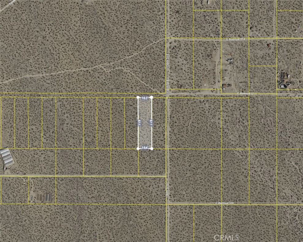 Nice 2.29 acre land parcel in the Pearblossom area. Great close-in location, with frontage on Ave U and just off 136th St E, which is a straight drive to Pearblossom Hwy. This parcel is a short drive to the towns of Pearblossom and Littlerock. The location of this parcel is centralized and easy to reach, providing an excellent location for someone looking to build a custom home or install a mobile home. Great piece of land!