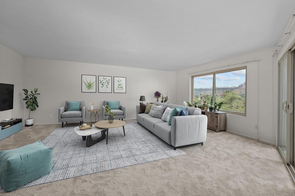Rare opportunity to live over looking the Admiral Baker Golf Course in the River Greens Condominium. Located within short walking distance to Kaiser Permanente Hospital, shops, restaurants and more. This upstairs unit offers AMAZING VIEWS with two balconies, one off living room and one off master bedroom. Unit features well appointed floorplan that offers one bedroom and bathroom downstairs, master suite upstairs with walk in closet and upstairs laundry room. Complex offers resort like amenities including pool, hot tub, outdoor grilling area with two grills, community fitness center and community recreation center with ping pong table, pool table, foosball table, lounge area and kitchen. One assigned garage space and one assigned parking space are included.