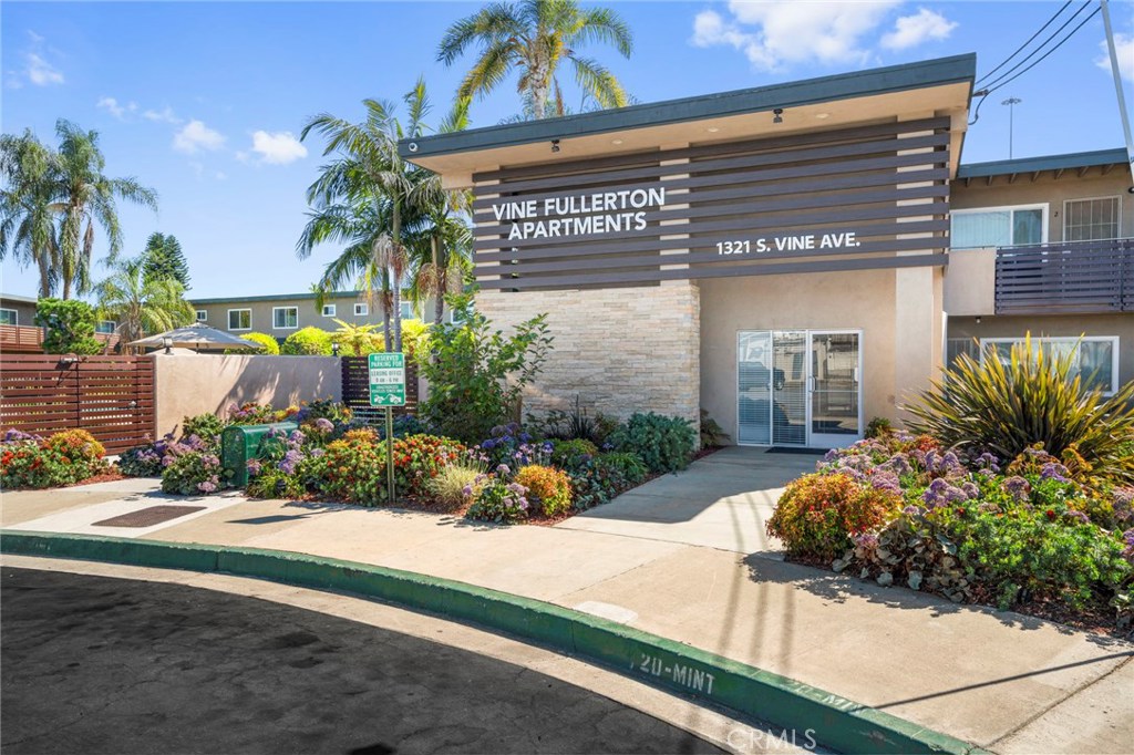 The Vine Fullerton Apartment Homes is a 98 unit investment opportunity in the desirable city of Fullerton. The Vine Fullerton Apartments is a very
well maintained property situated on 2.55 acres with meandering sidewalks through beautifully landscaped grounds with an inviting swimming pool, fitness center, and laundry facility. The unit mix consists primarily of efficient one bedroom units, many of which have large patios.
The Vine Fullerton Apartments have been recently renovated on the interior as well as the exterior. Interior renovations for a number of units include new flooring, paint, counter tops, appliances, upgraded electrical and plumbing. Exterior renovations include new windows, leasing office, fitness center, laundry room, pool furniture, railing, gates, stairs, signage, upgraded landscape, and a new camera security system.
Although there has been a significant amount of work done to the property, there still remains many upgrades that can be done to the exterior as well as the interior of the units. Rebranding the asset with a total renovation upgrade package to the interiors to include new kitchen cabinets, granite counter tops, new appliances, and hard surface flooring along with integrating a full RUBS program to the property will give a new owner significant amount of upside in income while lower operational expenses.