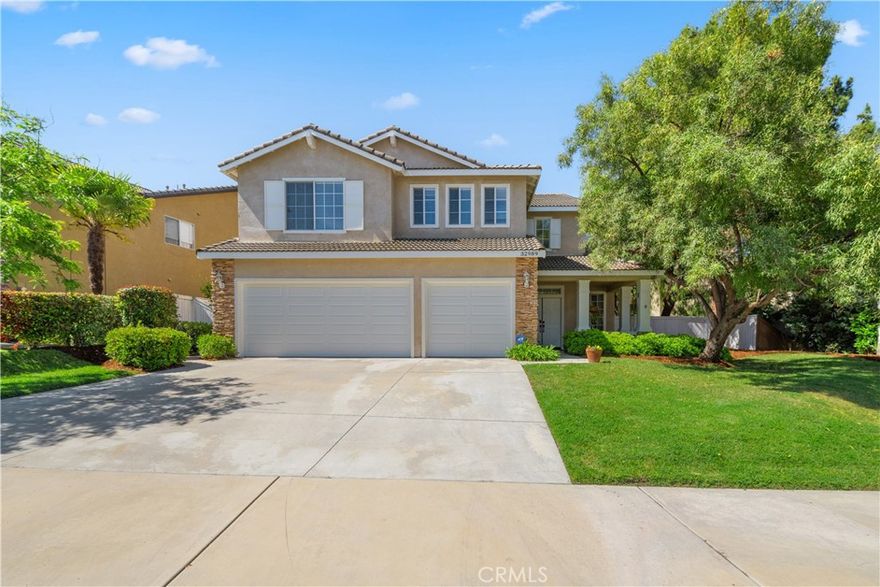 Low Taxes. No HOA. Large Lot. Bed + Full Bath Downstairs. High Ceilings. Great Oak High School district. Welcome to South Temecula, where luxury living meets convenience and comfort! This stunning 3,000+ square foot residence embodies the essence of Southern California living, boasting unparalleled features and amenities. Situated in Temecula's most desirable school district, this home is a haven for families seeking top-notch education opportunities. Its prime location near Pechanga and close proximity to freeway access ensure that entertainment, dining, and commuting are always within easy reach. Nestled on a sprawling lot spanning nearly a quarter acre, this property offers an expansive backyard retreat. Lush green grass carpets the generous outdoor space, providing the perfect backdrop for relaxation, recreation, and entertaining. With plenty of room to roam and utmost privacy, this backyard oasis is a true sanctuary for all. Inside, discover a thoughtfully designed floor plan that seamlessly blends functionality with style. A bedroom and a full bathroom on the first floor offer convenience and flexibility for guests or multigenerational living arrangements. With a total of 5 bedrooms and 3 full bathrooms, including a sumptuous master suite, this home caters to every family member's needs with ease. Car enthusiasts and hobbyists will appreciate the convenience of the attached 3-car garage, providing ample space for parking, storage, and projects alike. Don't miss this rare opportunity to own a piece of paradise in Vail Ranch, South Temecula. Schedule your private tour today and experience the epitome of luxurious California living! This impressive home will not last long.