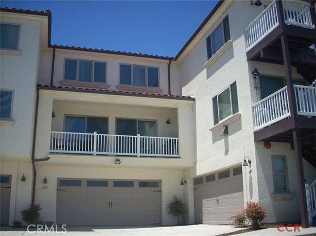 Pismo Beach - Built in 2008, this beautiful 2 bedroom, 2 bath condo (plus bonus room for office, sleeping area, or ???) is just a few blocks to downtown restaurants, pier, and the beach. There are partial ocean and dune views. Carpet, tile and wood floors, Maytag stainless steel appliances with refrigerator included. Well designed kitchen with breakfast bar, granite counter tops, and maple cabinets. Stucco exterior, tile roof, and finished two-car garage. This is an exceptionally clean, well-maintained home. Contact your Realtor today!Information not verified.