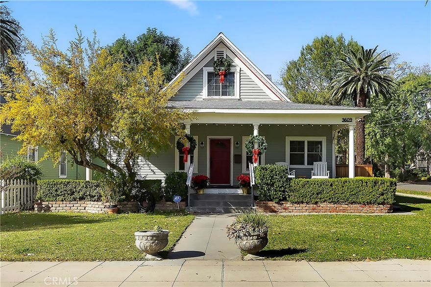 Discover the allure of 3609 Pine St, built is 1905! This home boasts 4 bedrooms and 3 baths plus an office, marrying historic charm with modern elegance. Picture yourself in a move-in-ready haven, featuring new windows, an upgraded kitchen, and fixtures that elevate daily living. The detached garage at the rear sparks creativity—an ideal canvas for a potential casita or apartment. All this, just blocks from downtown Riverside, offering the perfect blend of convenience and classic beauty. Your dream home awaits!