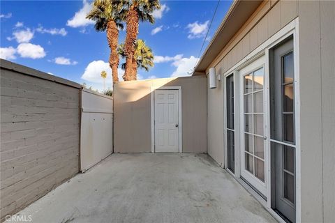 A home in Palm Springs