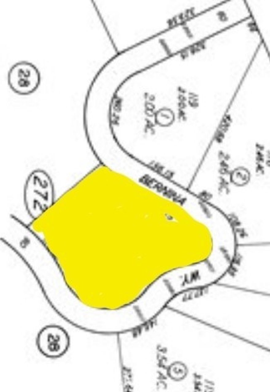 This land has spectacular views of the valley. Located in Alpine Forest, a private residential community. Other homes are close. Security shack and community center up front of community.